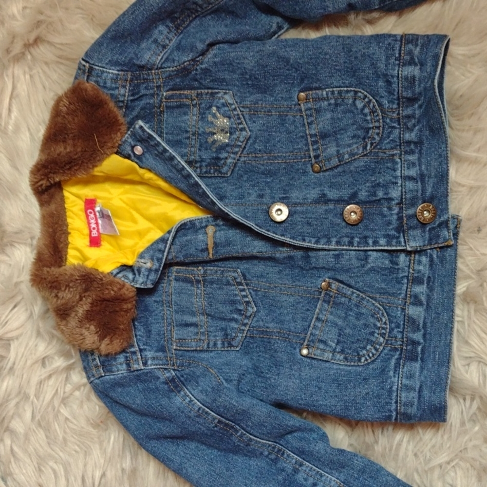 Bongo jean jacket girl size 5T